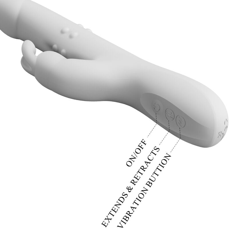 Pretty Love Reese vibrator med silverrotation