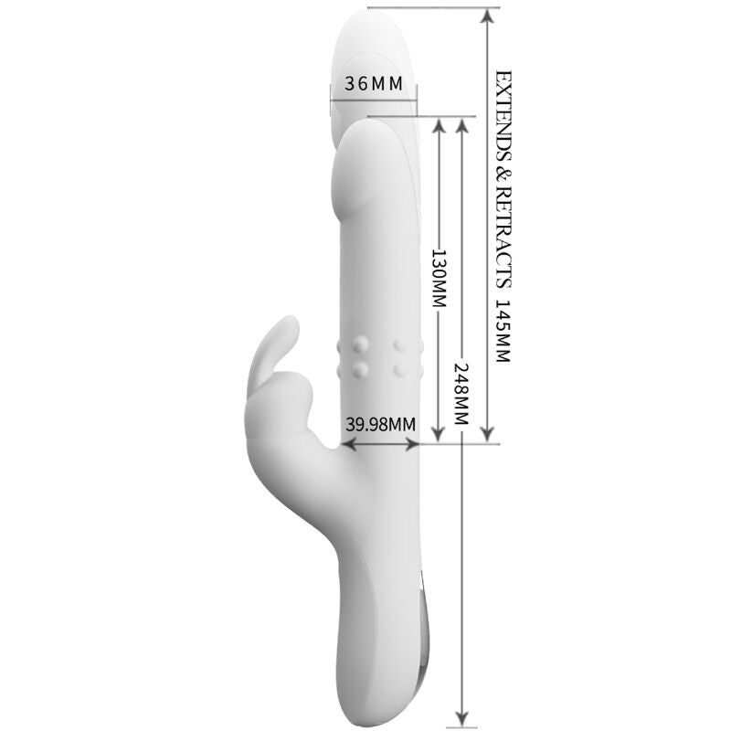 Pretty Love Reese vibrator med silverrotation