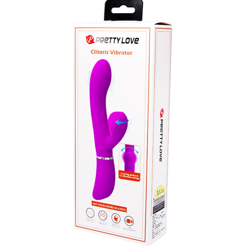 Pretty Love klitorisstimulator vibrator i lila silikon