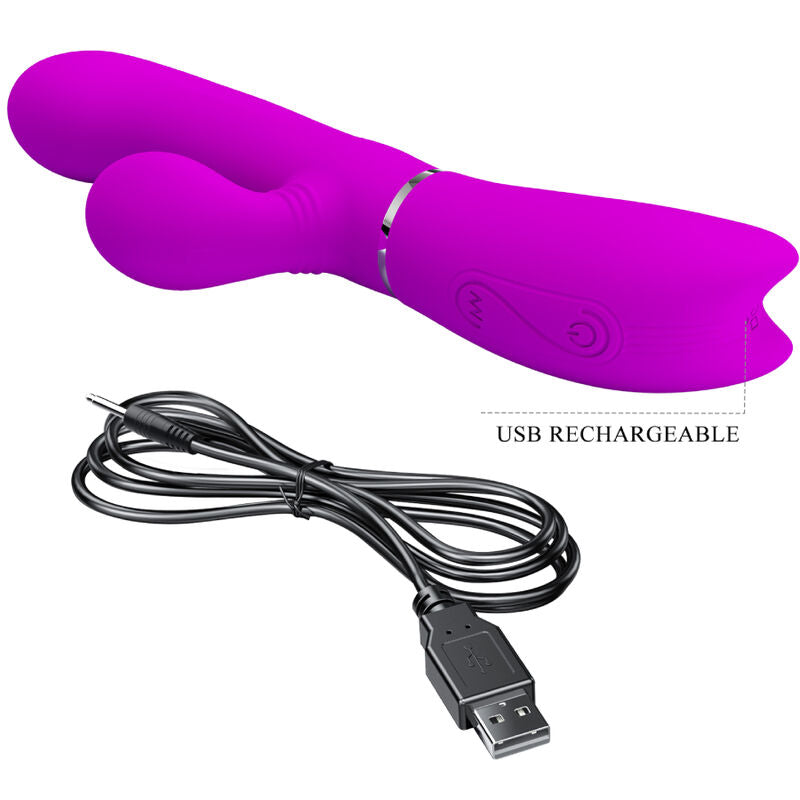 Pretty Love klitorisstimulator vibrator i lila silikon