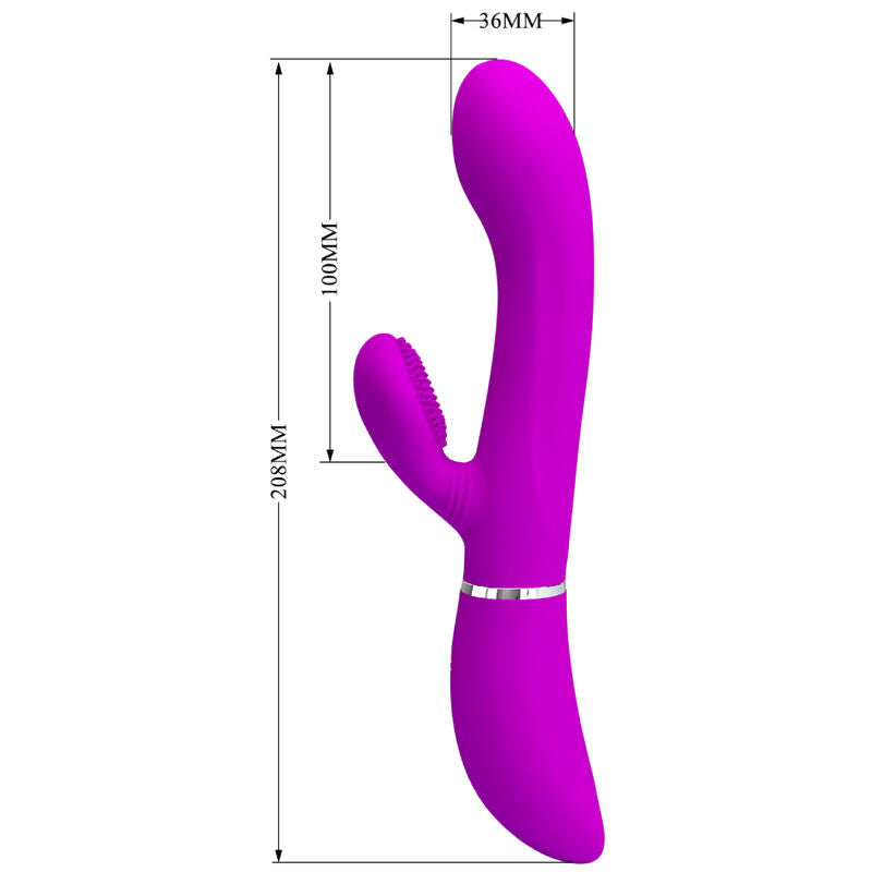 Pretty Love klitorisstimulator vibrator i lila silikon