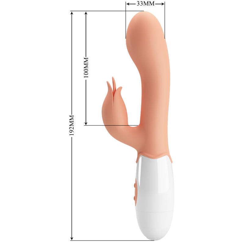 PRETTY LOVE Bloody Mary vibrator med klitorisstimulator