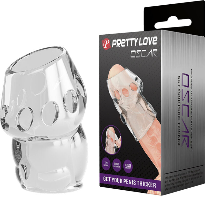PRETTY LOVE OSCAR transparent penisförstärkare