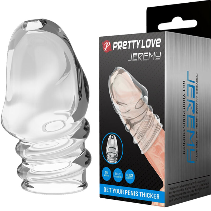 PRETTY LOVE Jeremy transparent penis sleeve