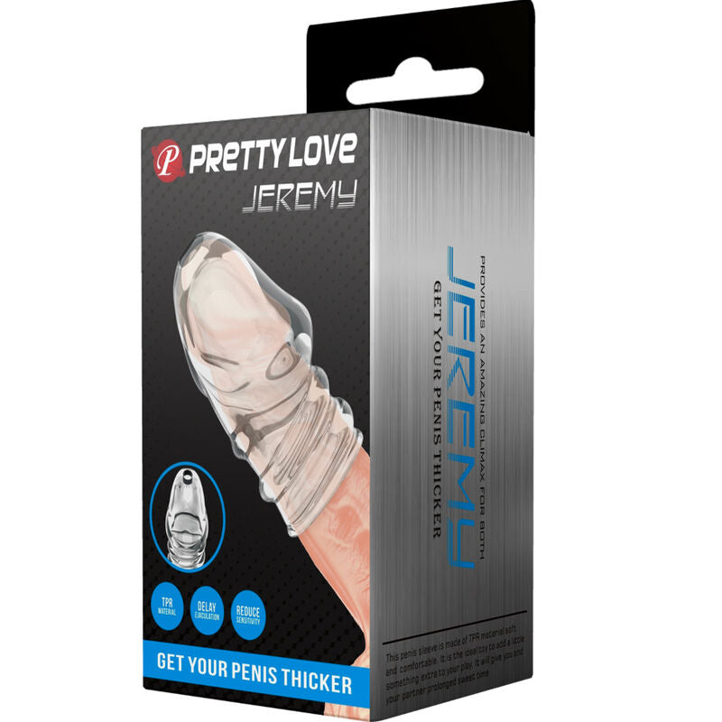 PRETTY LOVE Jeremy transparent penis sleeve