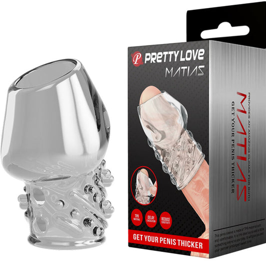 Transparent penisförlängare i TPR-material