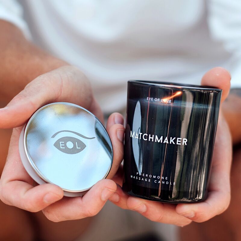 EYE OF LOVE MATCHMAKER Feromonmassageljus 150 ml