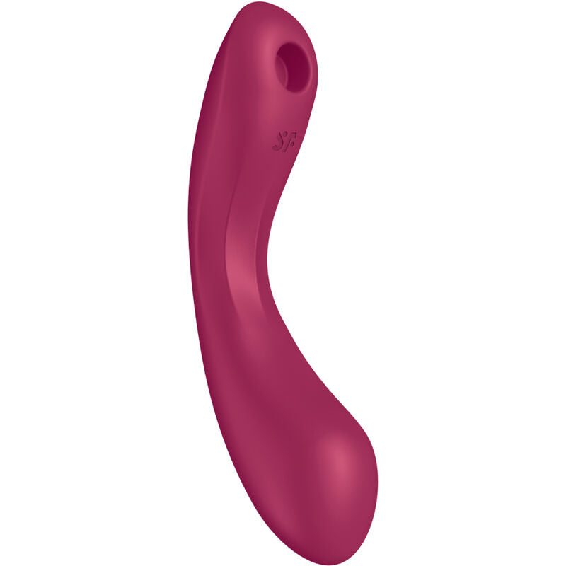 SATISFYER Curve Trinity 1 luftpulsvibrator i röd färg