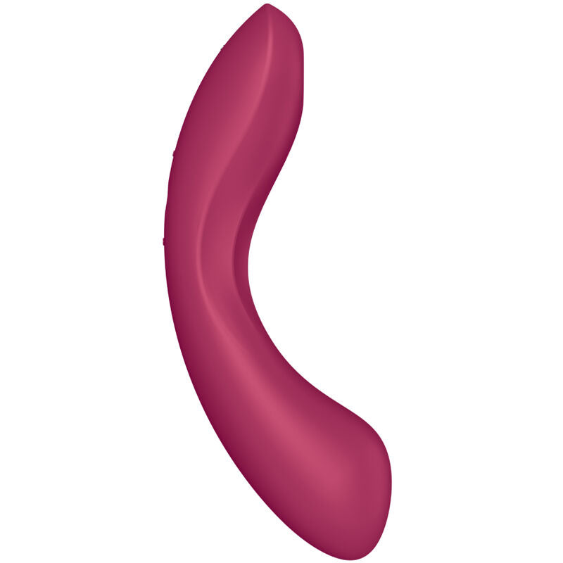 SATISFYER Curve Trinity 1 luftpulsvibrator i röd färg