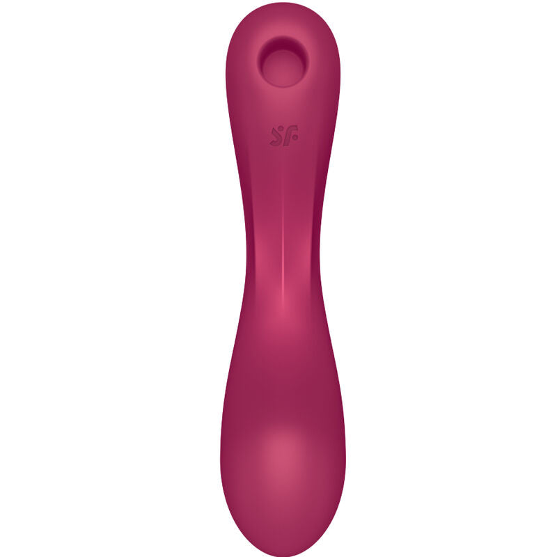 SATISFYER Curve Trinity 1 luftpulsvibrator i röd färg