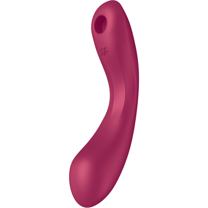 SATISFYER Curve Trinity 1 luftpulsvibrator i röd färg