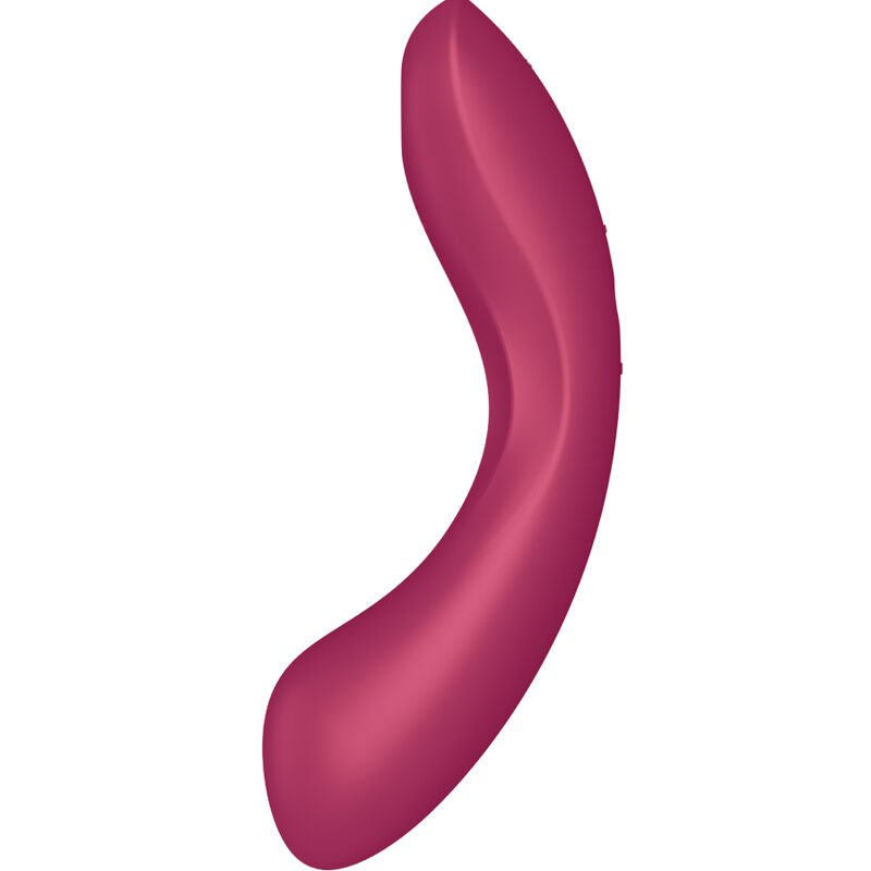 SATISFYER Curve Trinity 1 luftpulsvibrator i röd färg