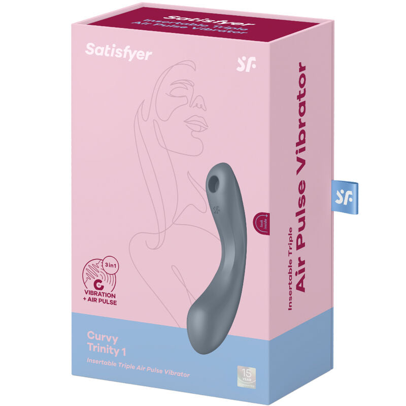 Curvy Trinity 1 vibrator i grå färg