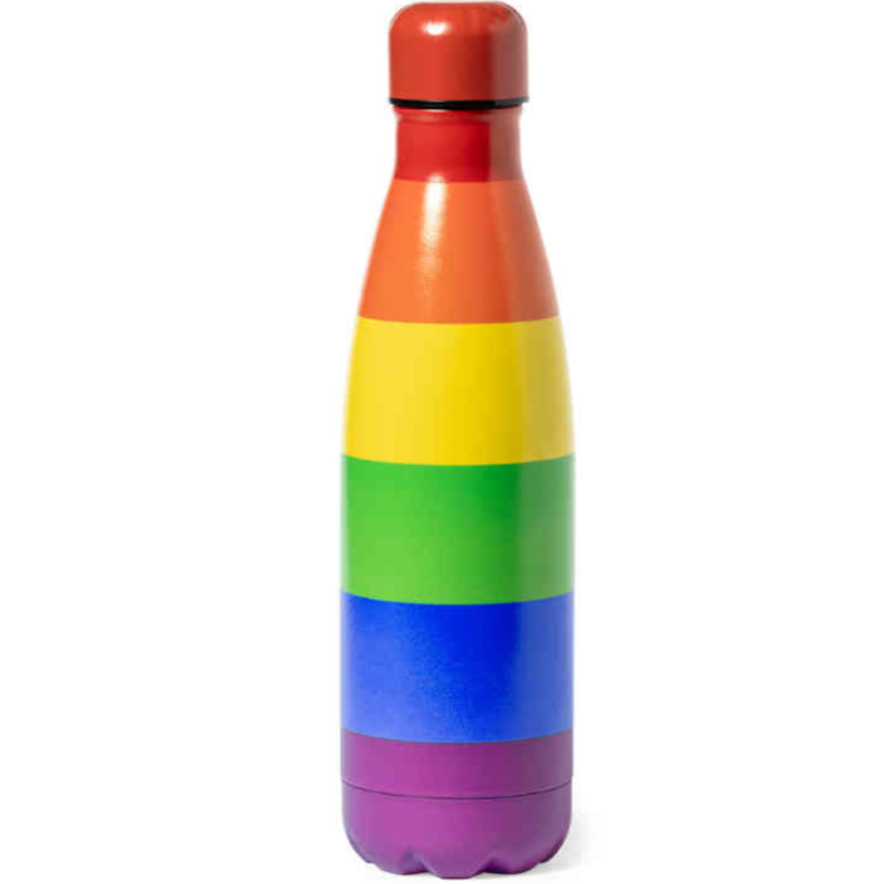 PRIDE - Metallisk varmvattenberedare med LGBT-flagga