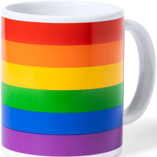 PRIDE - LGBT FLAGGA MUGG I INDIVIDUELL KRAFTKARTONG