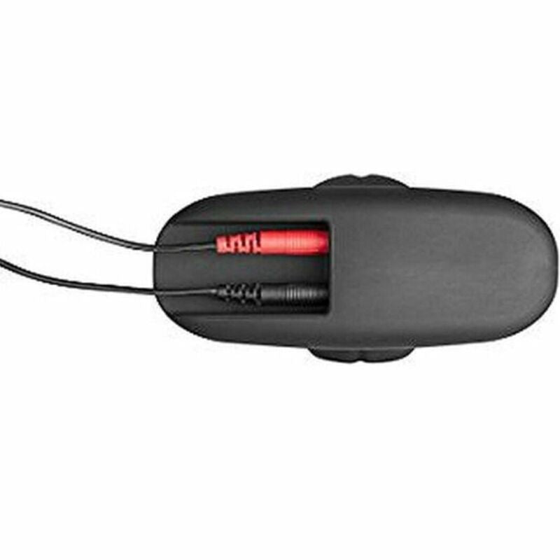 ElectraStim Silicone Black Rocker Butt Plug Large