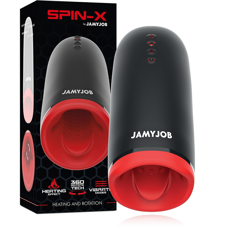JAMYJOB SPIN-X värme- och rotationsmasturbator