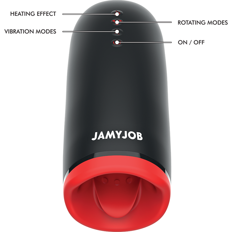 JAMYJOB SPIN-X värme- och rotationsmasturbator