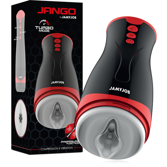JAMYJOB JANGO masturbator med kompression och vibration