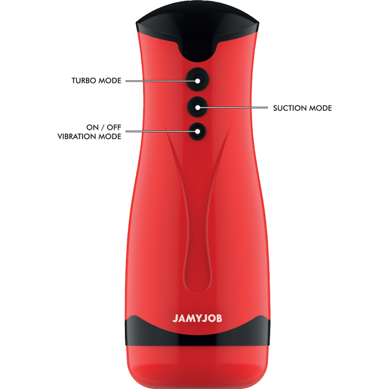 JAMYJOB Dameron masturbator med sug och vibrationsfunktion