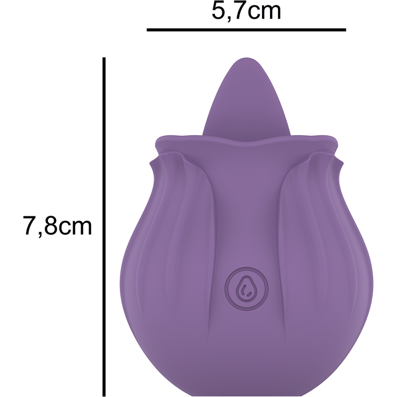 INTENSE VIOLET CL TORIS STIMULATOR med 10 vibrationslägen