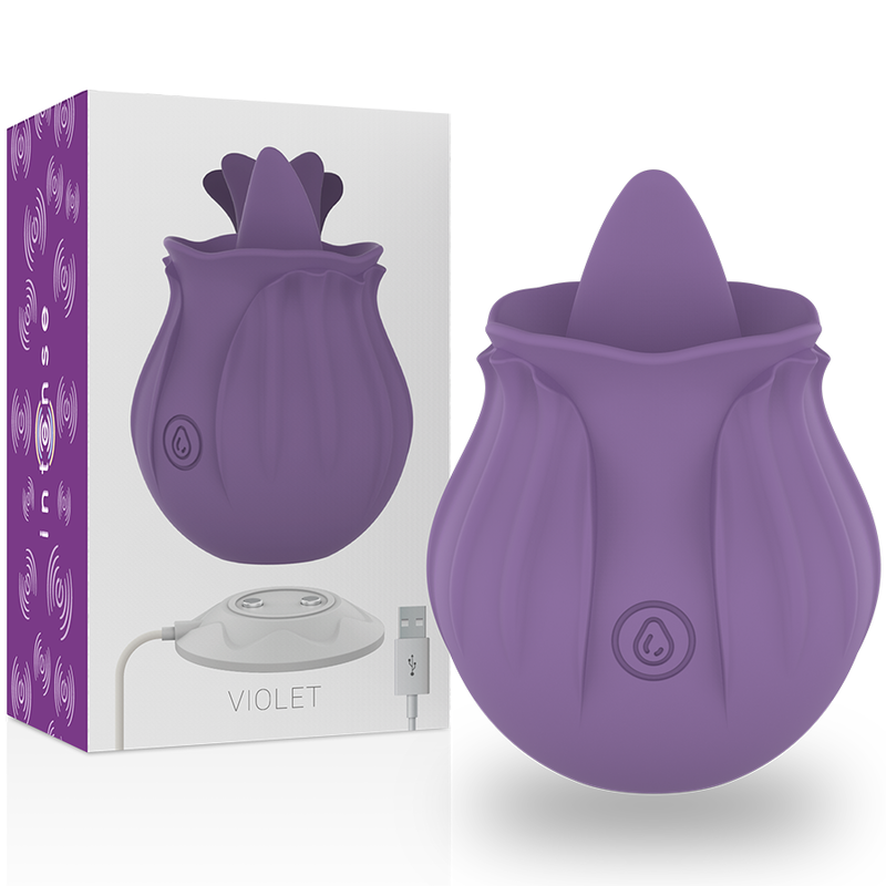 INTENSE VIOLET CL TORIS STIMULATOR med 10 vibrationslägen