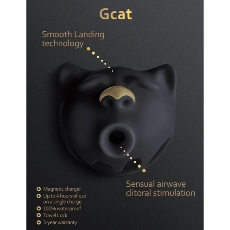 G-VIBE GCAT MYSTIC KLITORISSUGARE SVART