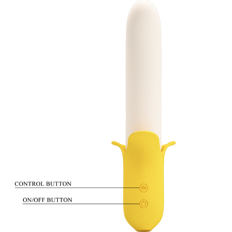 Pretty Love Banana Geek vibrator i svart silikon