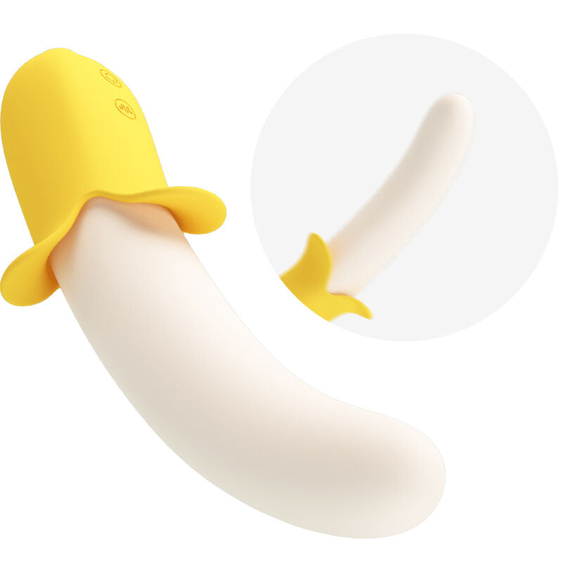 Pretty Love Banana Geek vibrator i svart silikon