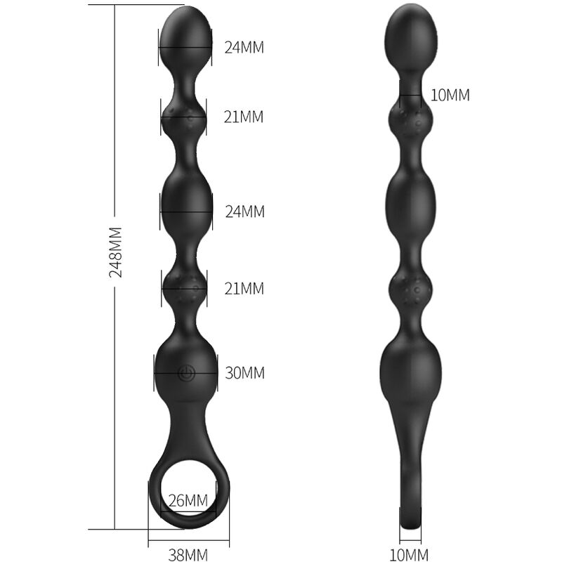 Pretty Love Van Anal Balls med 10 vibrationslägen
