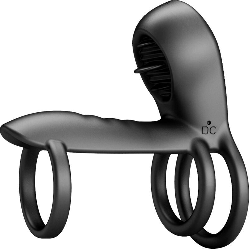 PRETTY LOVE Jammy Penis Sheath med 12 vibrationer och silikon