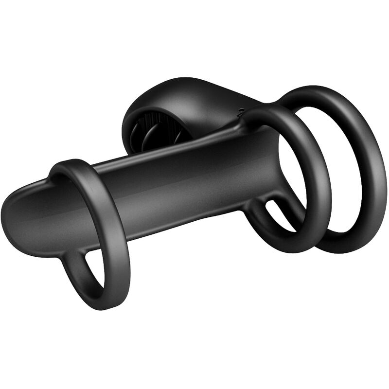 PRETTY LOVE Jammy Penis Sheath med 12 vibrationer och silikon