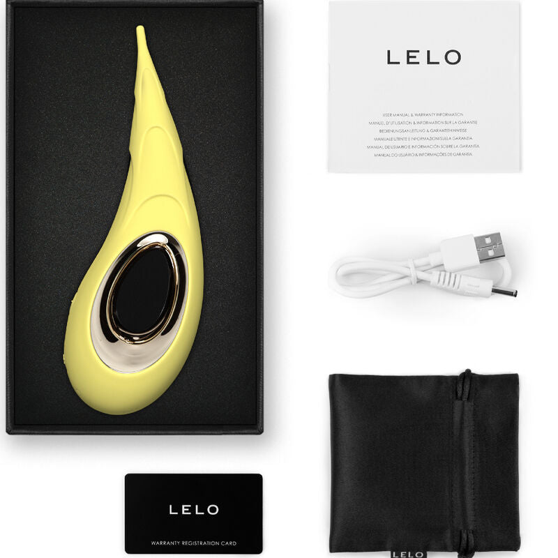 LELO DOT Cruise klitorisstimulator i gult