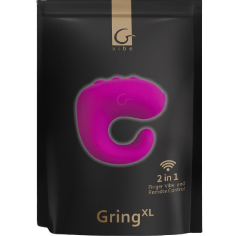 G-VIBE - FUN TOYS GRING VIBRATOR RING XL SÖT RASPBERRY