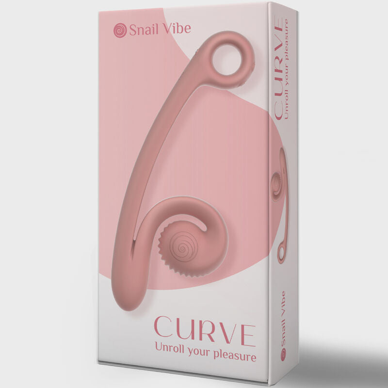 Snail Vibe Curve vibrator i färgen peach