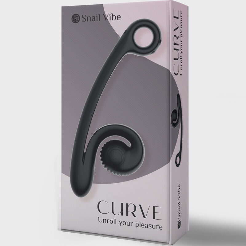 Snail Vibe Curve vibrator i svart