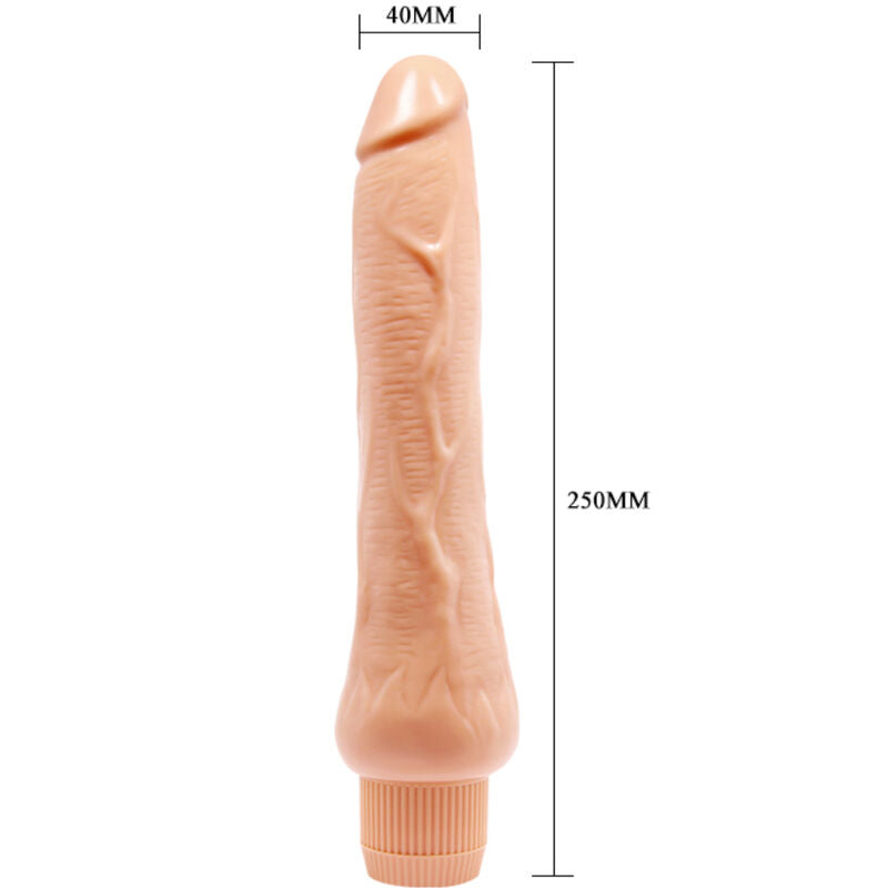 BAILE Barbara realistisk vibrator 25 cm i köttfärg