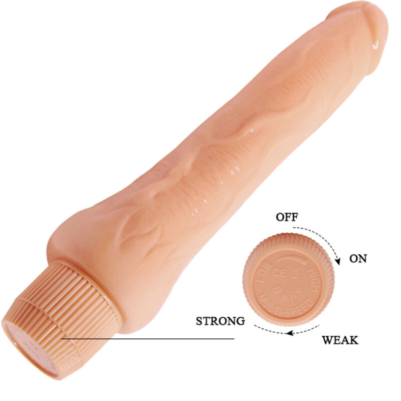 BAILE Barbara realistisk vibrator 25 cm i köttfärg