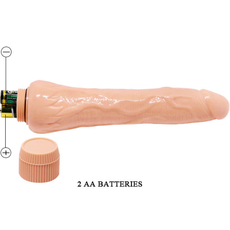 BAILE Barbara realistisk vibrator 25 cm i köttfärg