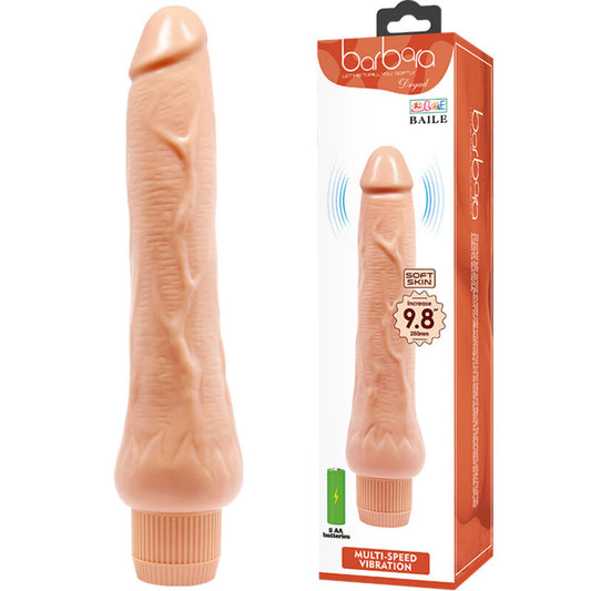 BAILE Barbara realistisk vibrator 25 cm i köttfärg