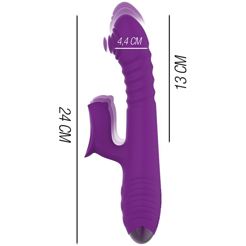 INTENSE IGGY multifunktionell vibrator i lila