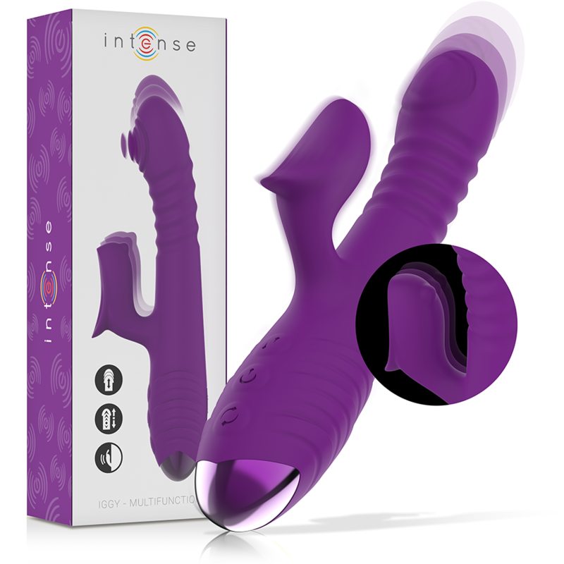 INTENSE IGGY multifunktionell vibrator i lila