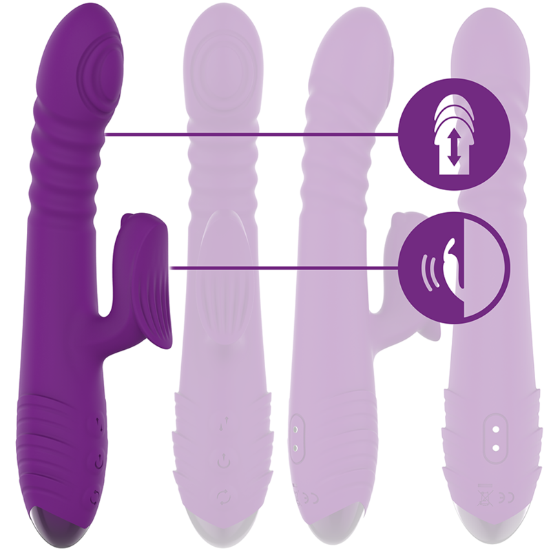 INTENSE IGGY multifunktionell vibrator i lila