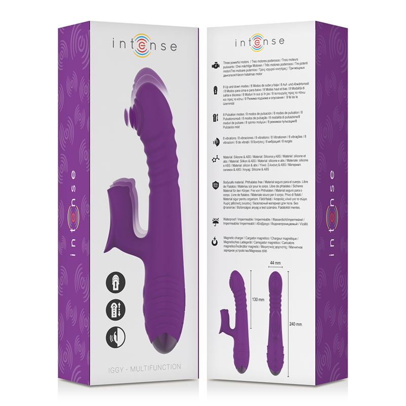 INTENSE IGGY multifunktionell vibrator i lila