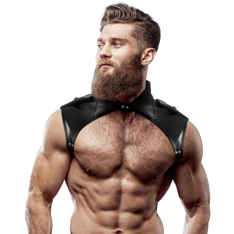 FETISH SUBMISSIVE ATTITUDE - MENS BRIGADE JUSTERBAR EKOLÄDER HALSBAND