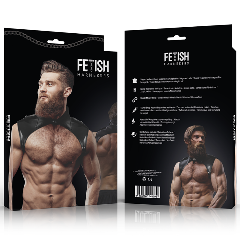 FETISH SUBMISSIVE ATTITUDE - MENS BRIGADE JUSTERBAR EKOLÄDER HALSBAND
