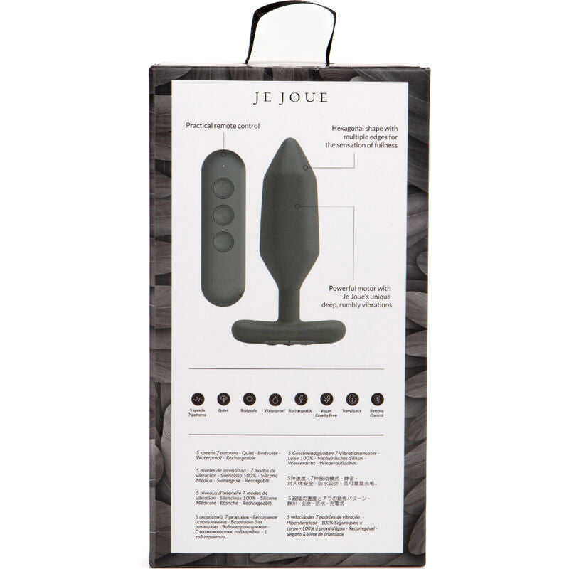 JE JOUE Onyx analvibrator i svart