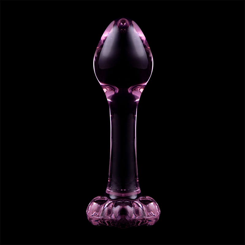 NEBULA SERIES BY IBIZA analplugg i borosilikatglas rosa 11 cm