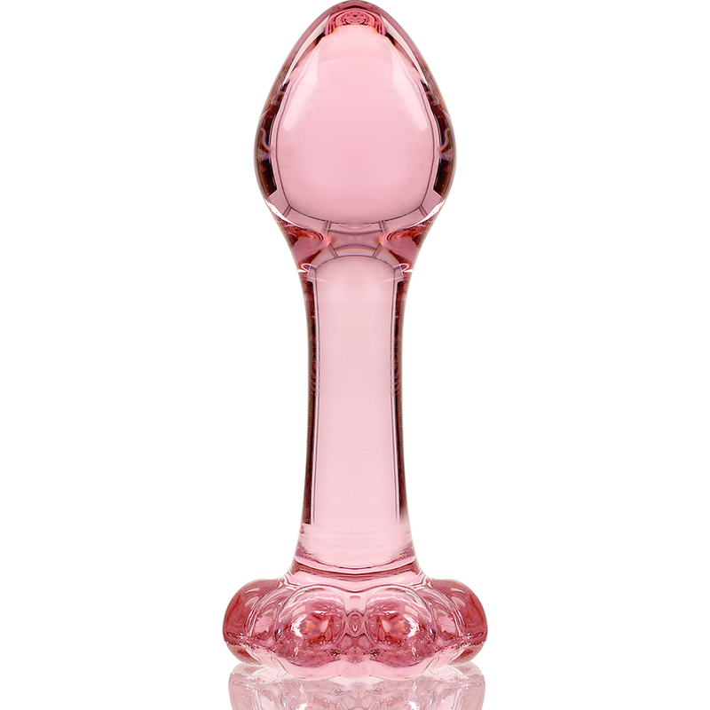 NEBULA SERIES BY IBIZA analplugg i borosilikatglas rosa 11 cm