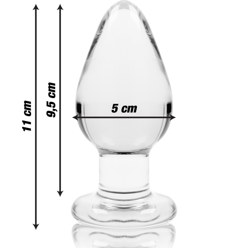NEBULA SERIES BY IBIZA analplugg i borosilikatglas 11 cm